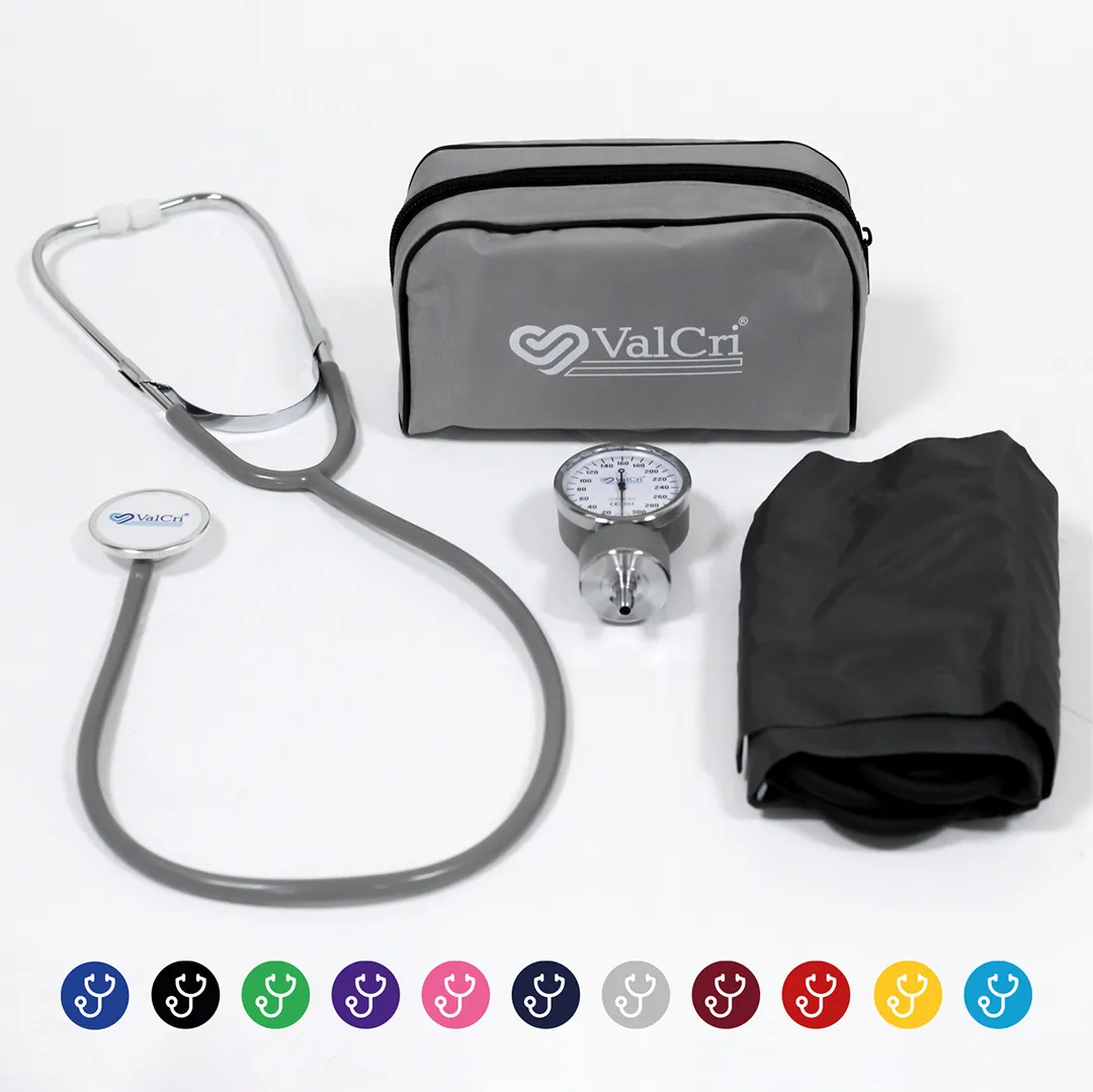 BK2002KIT-1-A Kit Tensiómetro Aneroide + Fonendoscopio 1 Manguera - Imagen 1