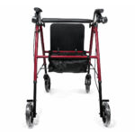 Caminador rollador aluminio y acero vista lateral