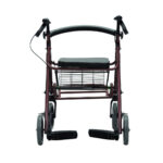 Caminador rollator 4 ruedas canastilla y calapies vista 2
