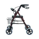Caminador rollator 4 ruedas con canastilla vista 2