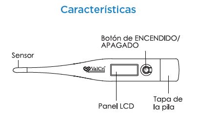 Caracteristicas Termómetro Digital