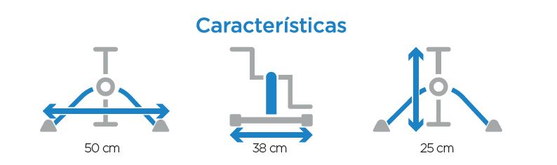 Caracteristicas PEDAL EJERCITADOR PLEGABLE