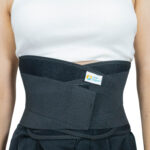 Faja ortopédica en neopreno con soporte lumbar en espuma