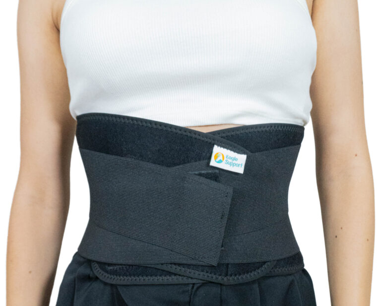 Faja ortopédica en neopreno con soporte lumbar en espuma