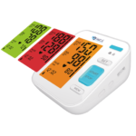 Monitor digital de presión arterial trilumicente para brazo