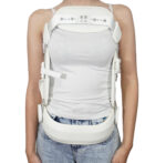 Órtesis corset para columna vista de ajuste