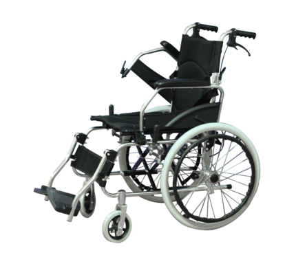 Silla de ruedas estándar apoyabrazos abatible
