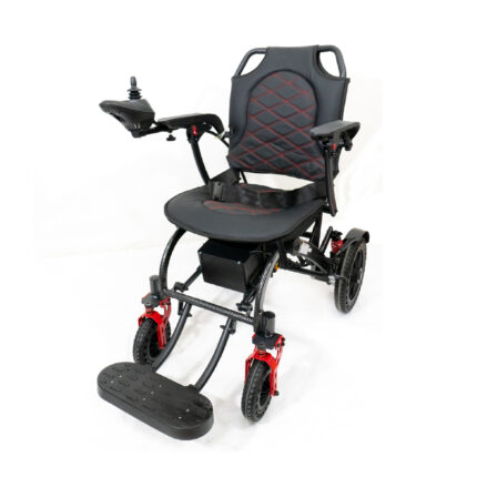 Silla de ruedas eléctrica con amortiguadores HE702