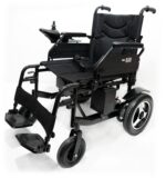 Silla de ruedas eléctrica reposa brazos y pies abatibles HE701