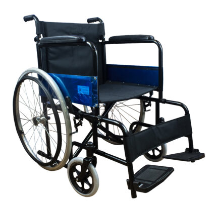 Silla de ruedas estándar reposapiés fijos