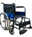 Silla de ruedas estándar reposapiés fijos