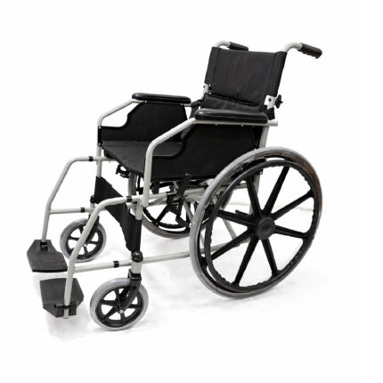 Silla de ruedas estándar institucional doble cruceta HE602