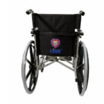 Silla de ruedas estándar institucional doble cruceta HE602 vista 2