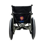 Silla de ruedas estándar institucional doble cruceta HE606 vista 2