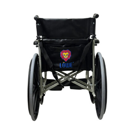 Silla de ruedas estándar institucional doble cruceta HE606 vista 2