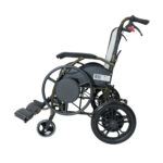 Silla de ruedas con propulsión asistida vista completa