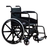 Silla de ruedas estándar reposapiés desmontables