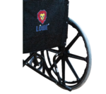 Silla de ruedas reposapiés desmontables vista 4