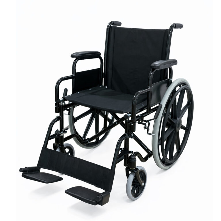 Silla de ruedas semiescritorio reposabrazos y pies desmontables