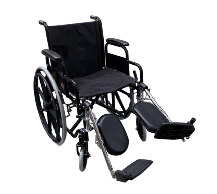 Silla de ruedas semiescritorio reposapiés desmontables
