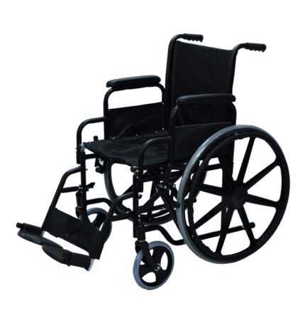 Silla de ruedas tipo escritorio reposa brazos y pies desmontables PH8012