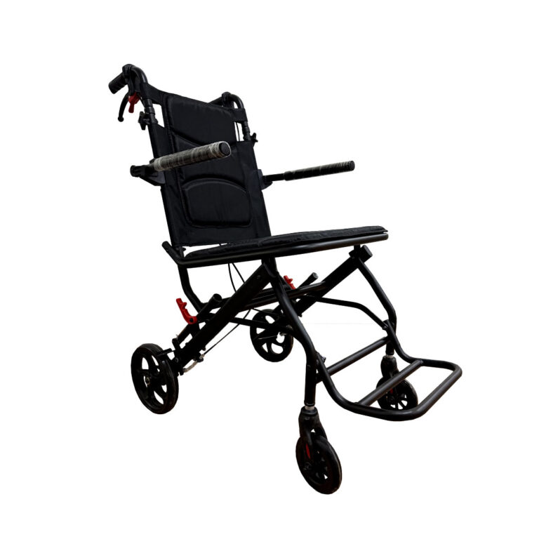 Silla de ruedas de transporte ultra liviana y portable HE801