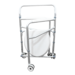 Silla sanitaria en aluminio con ruedas VH605 vista 2