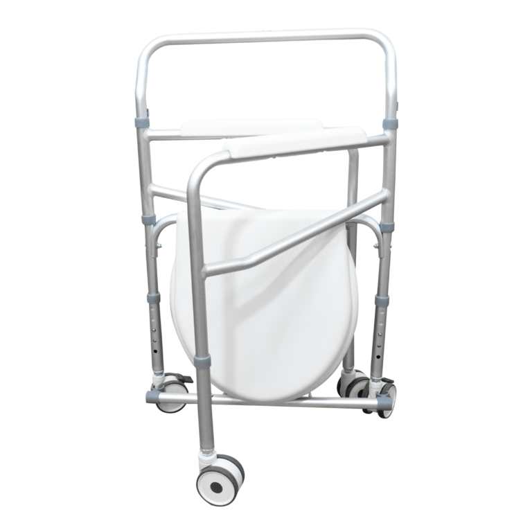 Silla sanitaria en aluminio con ruedas VH605 vista 2
