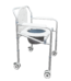 Silla sanitaria en aluminio con ruedas VH605
