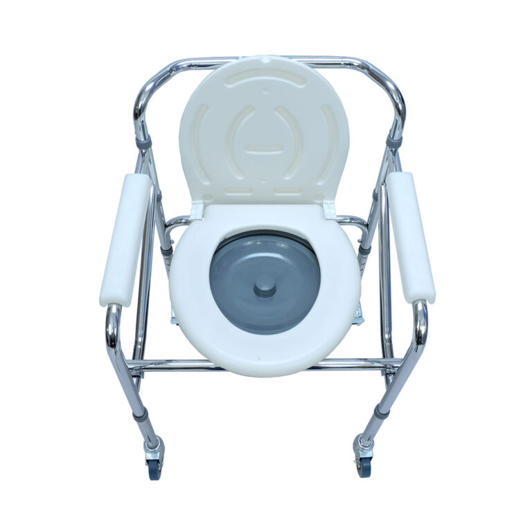 Silla sanitaria con ruedas vista 2
