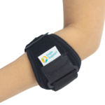 Soporte para epicondilitis con botón de gel