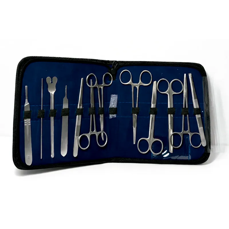 INSTRUMENTAL-KIT-DE-DISECCION-13-PIEZAS-DDP-KIT-13 Kit de Disección de 13 Piezas en Acero Inoxidable